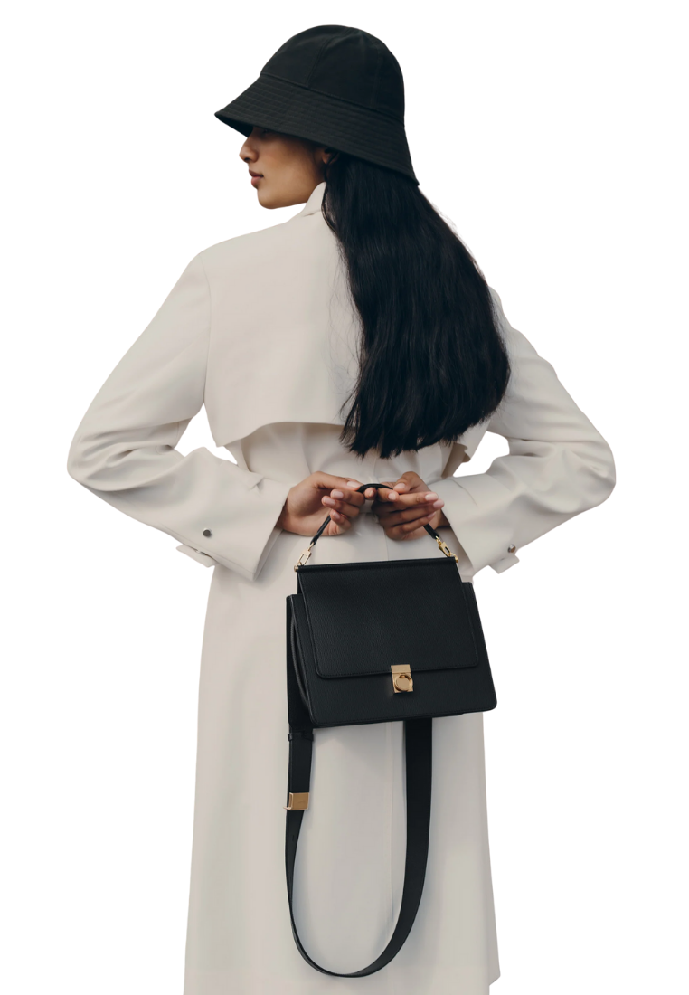 ( PREORDER ) Polene Numero Sept Crossbody Bag In Black