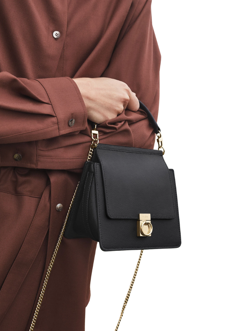 ( PREORDER ) Polene Numero Sept Crossbody Bag In Black
