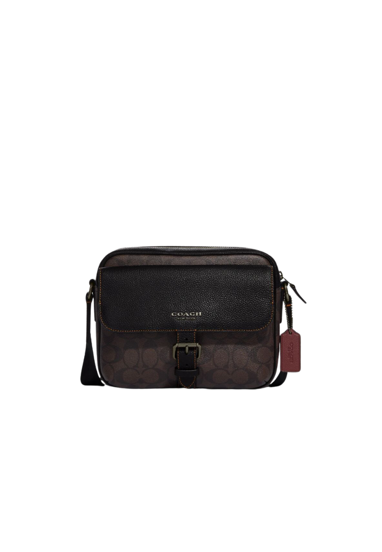 Coach Hudson Crossbody Bag In Mahogany Black CB846