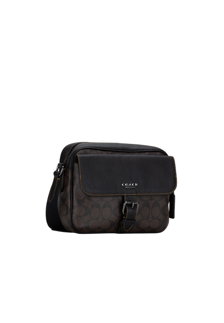Coach Hudson Crossbody Bag In Mahogany Black CB846