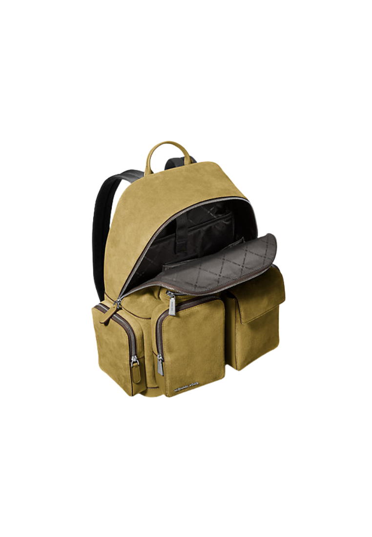 ( PREORDER ) Michael Kors Dakota Suede Cargo Backpack In Pistachio 33F5BHDB7S