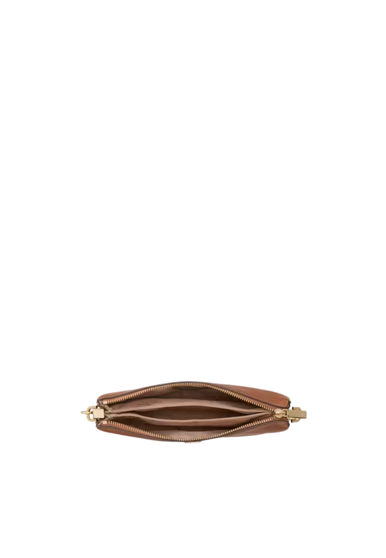 ( PREORDER ) Kate Spade Kayla Small Triple Compartment Crossbody Bag In Warm Gingerbread KL806