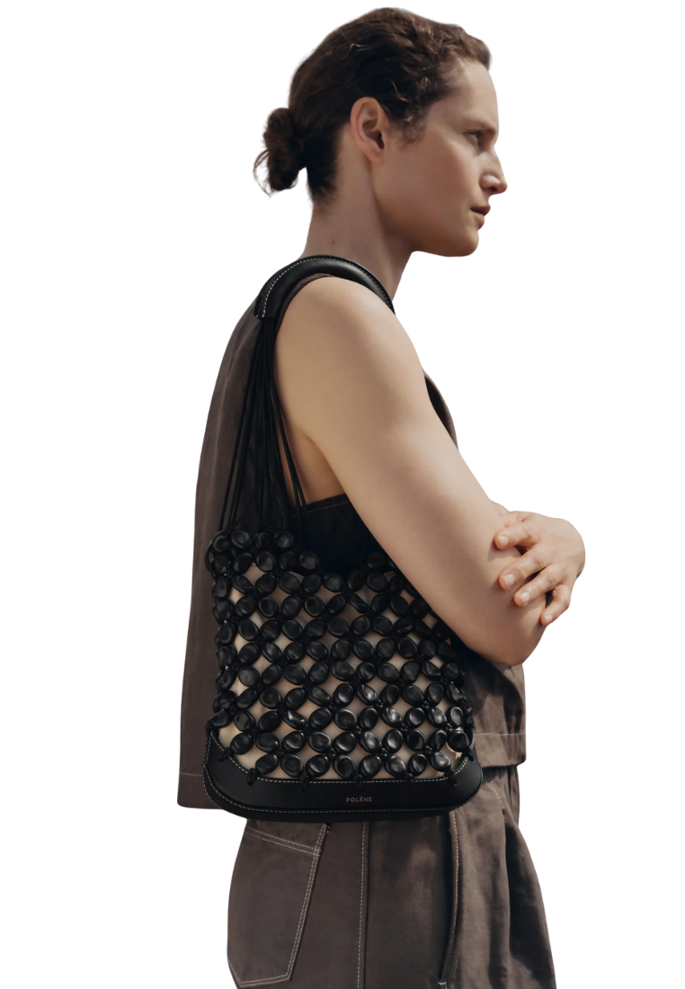 ( PREORDER ) Polene Sole Shoulder Bag In Black