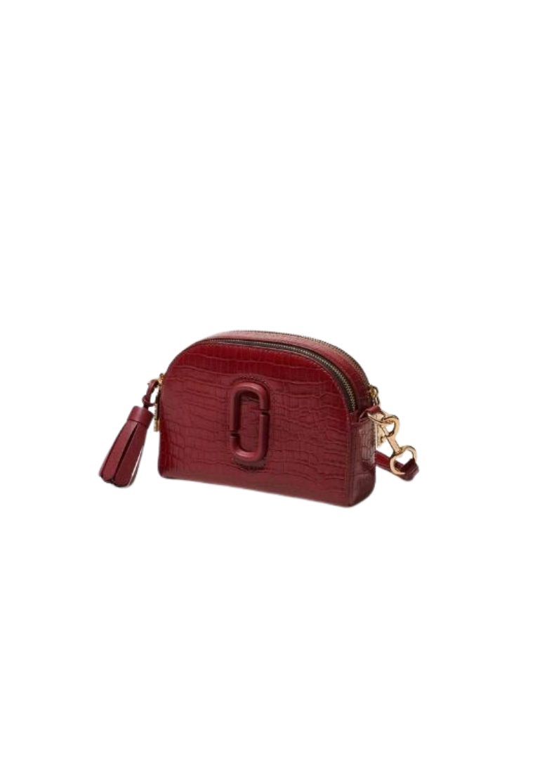 Marc Jacobs The Croc Crossbody Bag Embossed Shutter In Vachetta Red H164L01RE21
