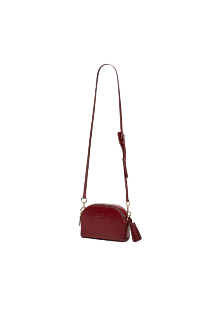 Marc Jacobs The Croc Crossbody Bag Embossed Shutter In Vachetta Red H164L01RE21