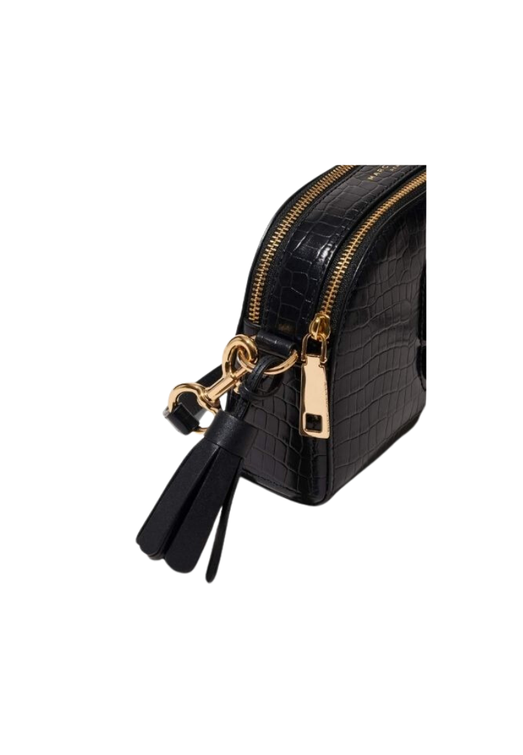 Marc Jacobs The Croc Crossbody Bag Embossed Shutter In Black H164L01RE21