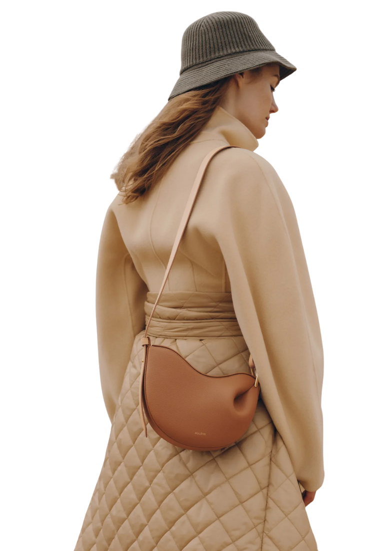 ( PREORDER ) Polene Tonca Crossbody Bag In Duo Camel
