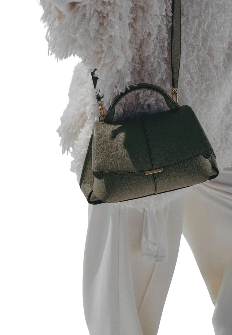 ( PREORDER ) Polene Mokki Mini Tote Bag In Smoky Green