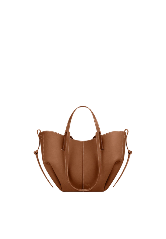 ( PREORDER ) Polene Cyme Mini Shoulder Bag In Textured Camel
