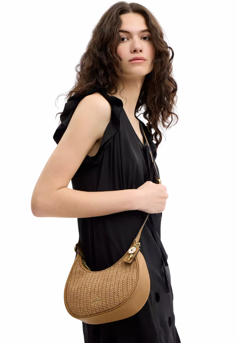 ( PREORDER ) Coach Emily Shoulder Bag In Gold Toast CDX20