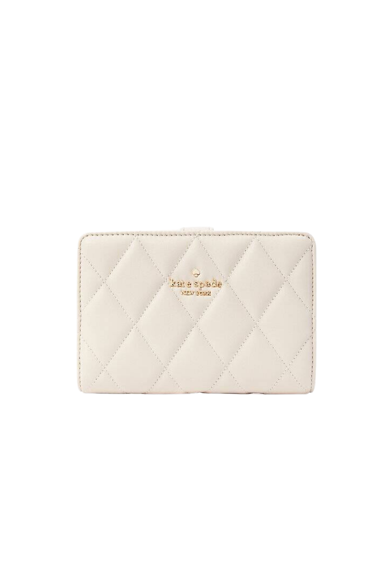 Kate Spade Carey Medium Wallet In Parchment KA591