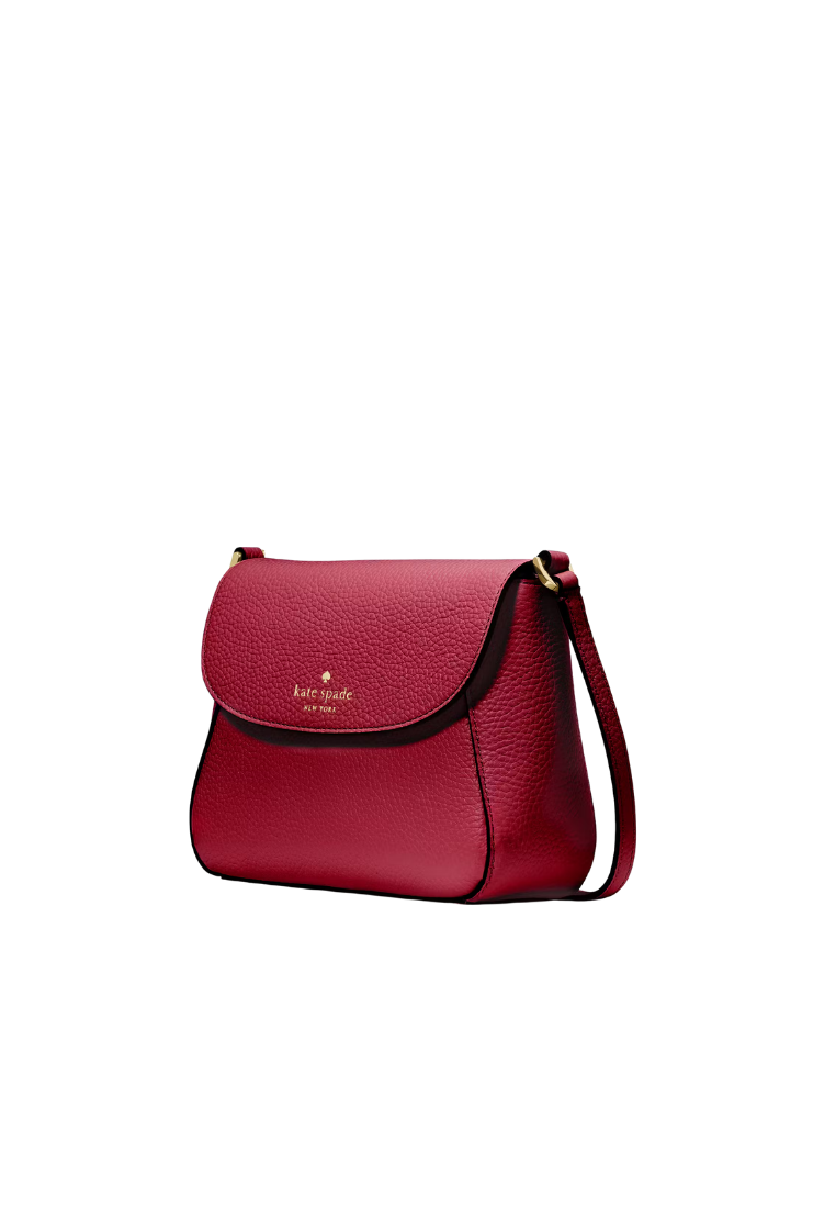 ( PREORDER ) Kate Spade Monica Small Flap Crossbody Bag In Red Jam KF364