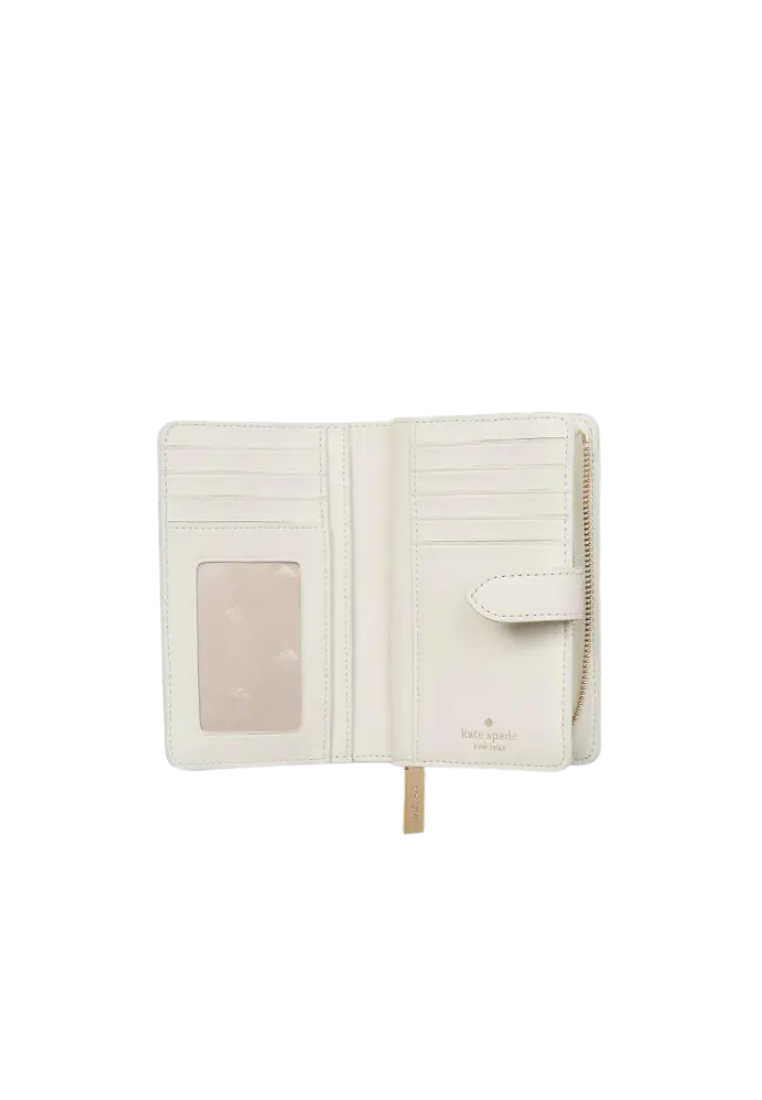Kate Spade Carey Medium Wallet In Parchment KA591