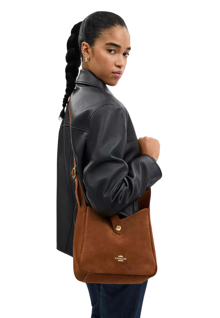( PREORDER ) Coach Hadley Convertible Crossbody Bag In Gold Sienna CCG43