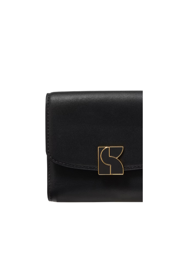 ( PREORDER ) Kate Spade Dakota Bifold Flap Wallet In Black KF943