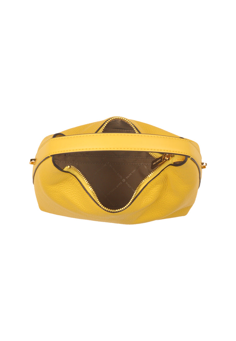 Michael Kors Ember Messenger Bag Small Leather In Daisy Yellow 35F4G7Yn1L