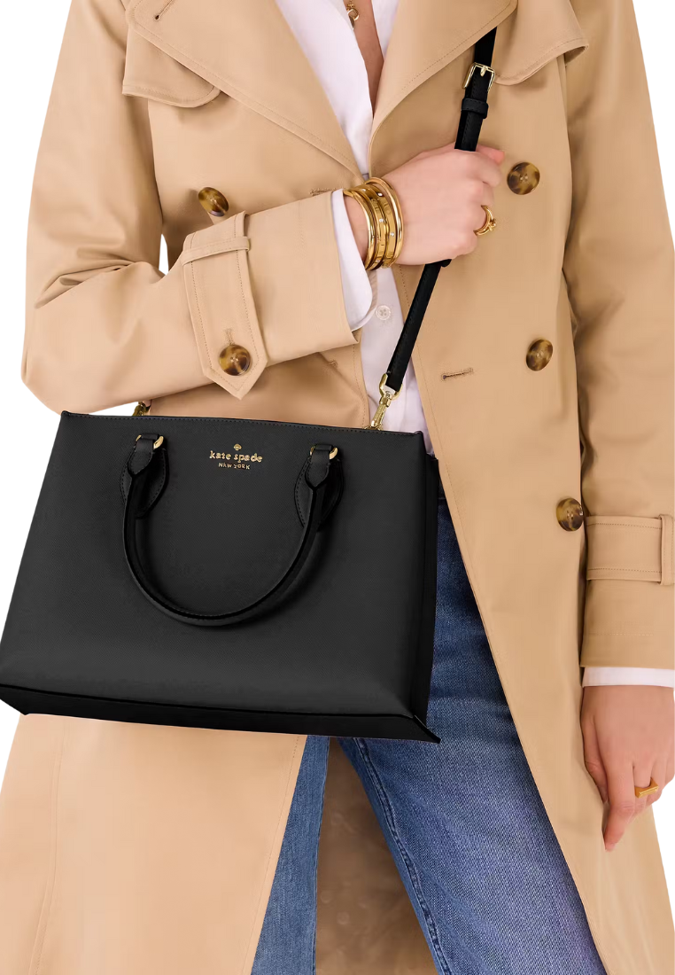 Kate Spade Rae Medium Satchel Bag In Black KK310