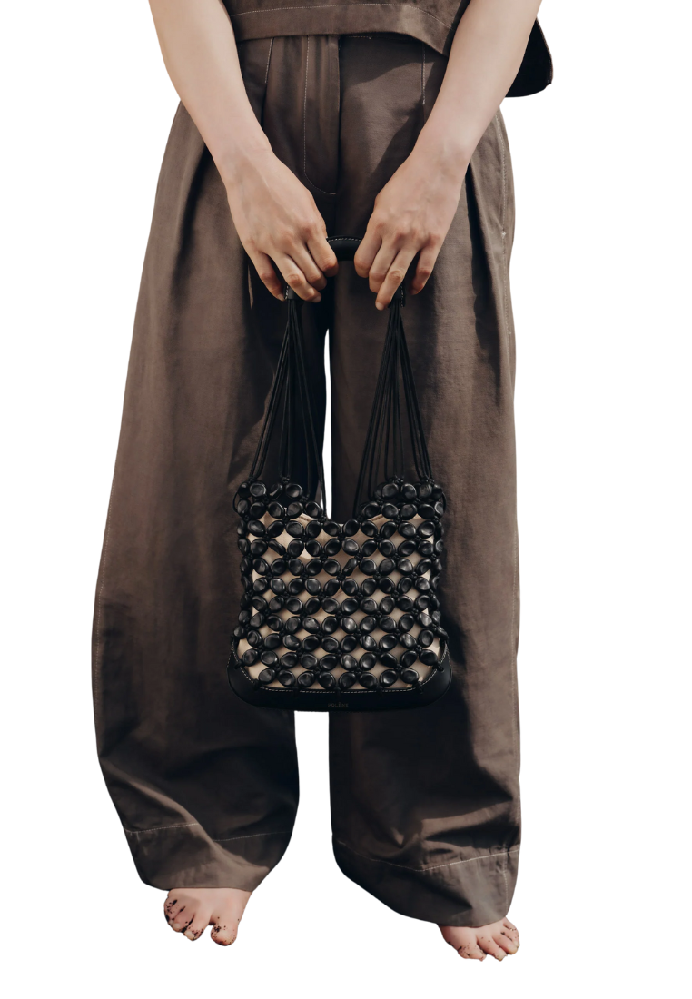 ( PREORDER ) Polene Sole Shoulder Bag In Black