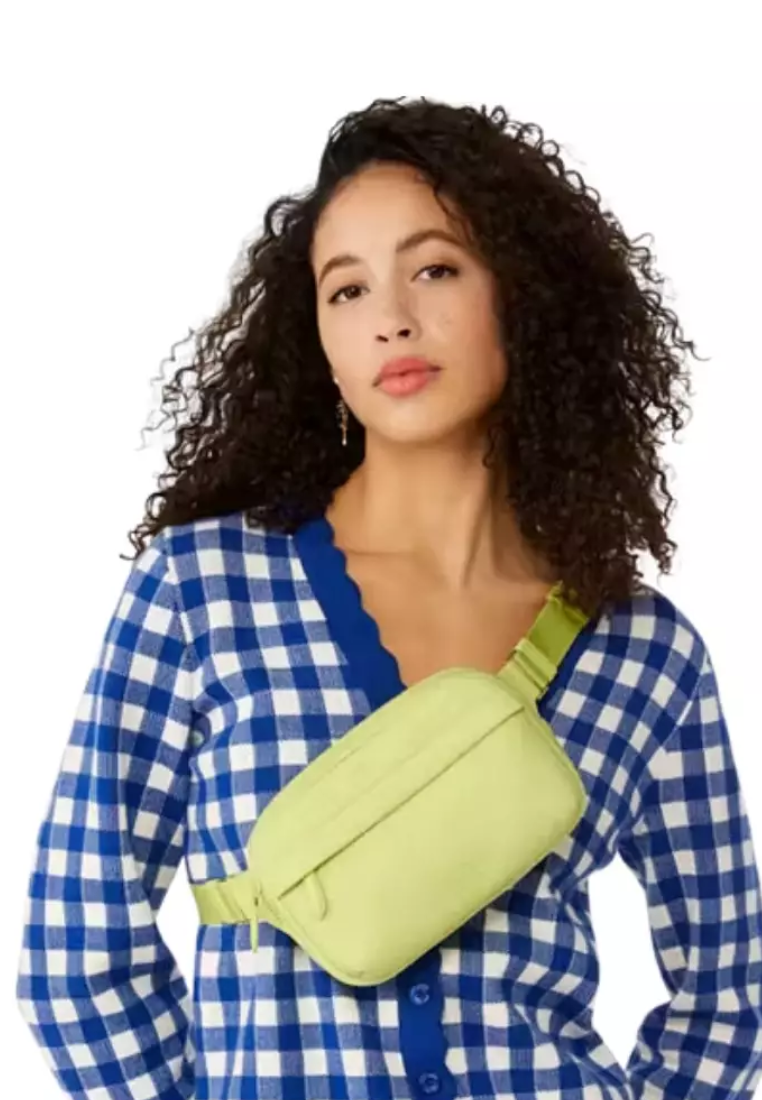 Kate Spade Rainbow Collection Belt Bag In Bright Lemon KG742