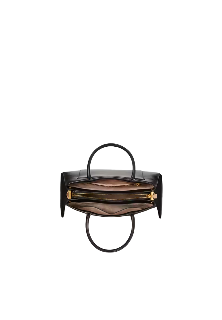 ( PREORDER ) Kate Spade Grace Fine Grain Leather Medium Satchel Bag In Black KF834