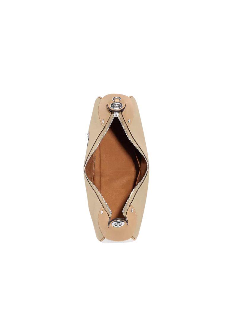 Coach Mara Hobo Shoulder Bag In Sandy Beige Multi CH508