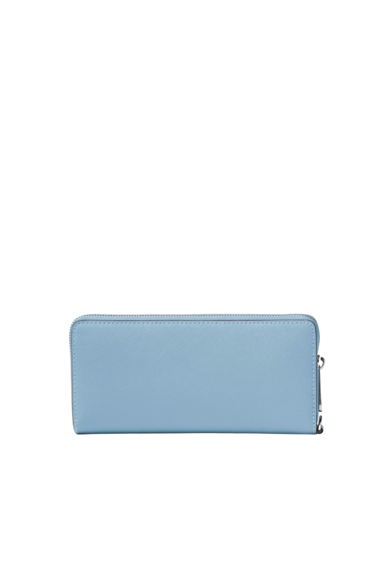 Michael Kors Jet Set Large Travel Continental Wallet In Vista Blue 35T7GTVE7L