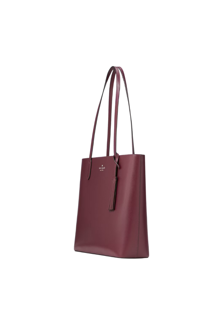 ( PREORDER ) Kate Spade Jana Tote Bag In Dark Merlot K8150