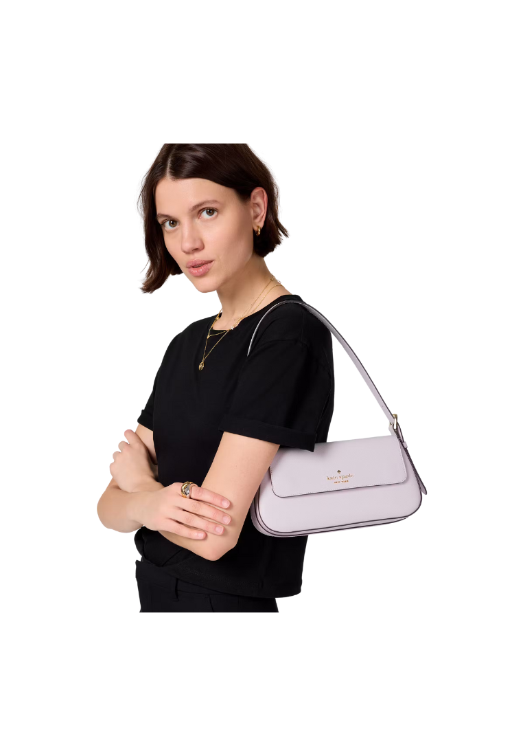 Kate Spade Madison Small Flap Shoulder Bag In Pale Amethyst KK952