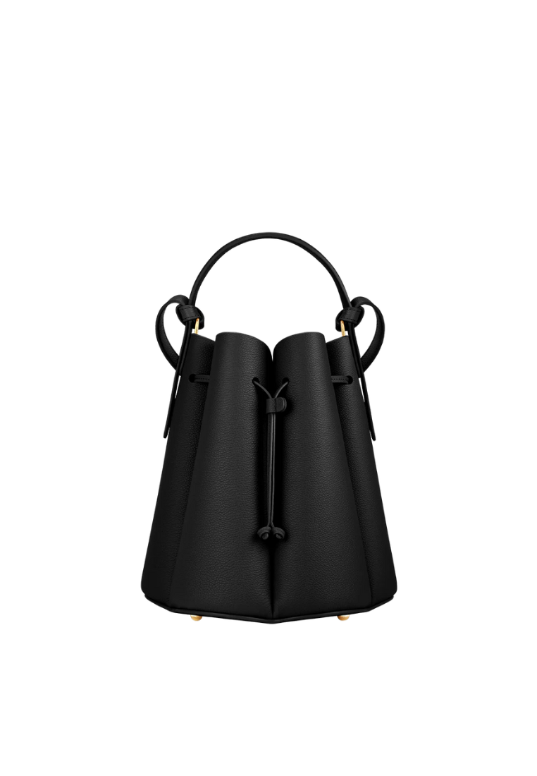 ( PREORDER ) Polene Numero Huit Crossbody Bag In Textured Black