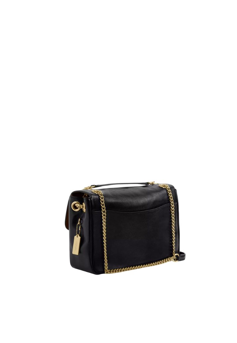 ( PREORDER ) Coach Elodie In Signature Canvas Crossbody Bag In Gold Walnut Black CCF10