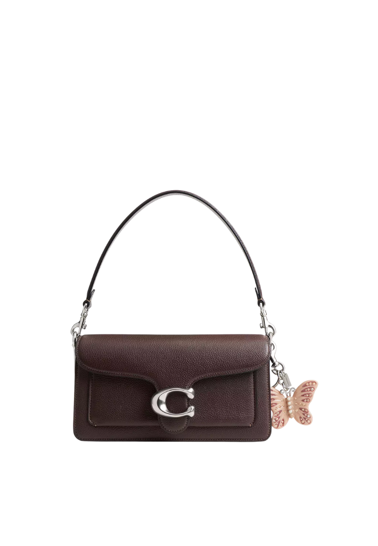 ( PREORDER ) Coach Butterfly Bag Charm In Silver Cream CCD44
