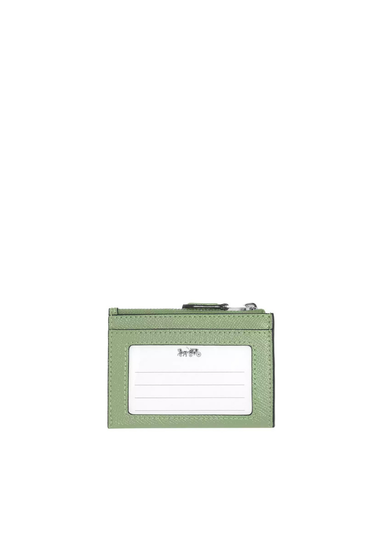 Coach Mini Skinny Id Card Case In Pale Pistachio 88250
