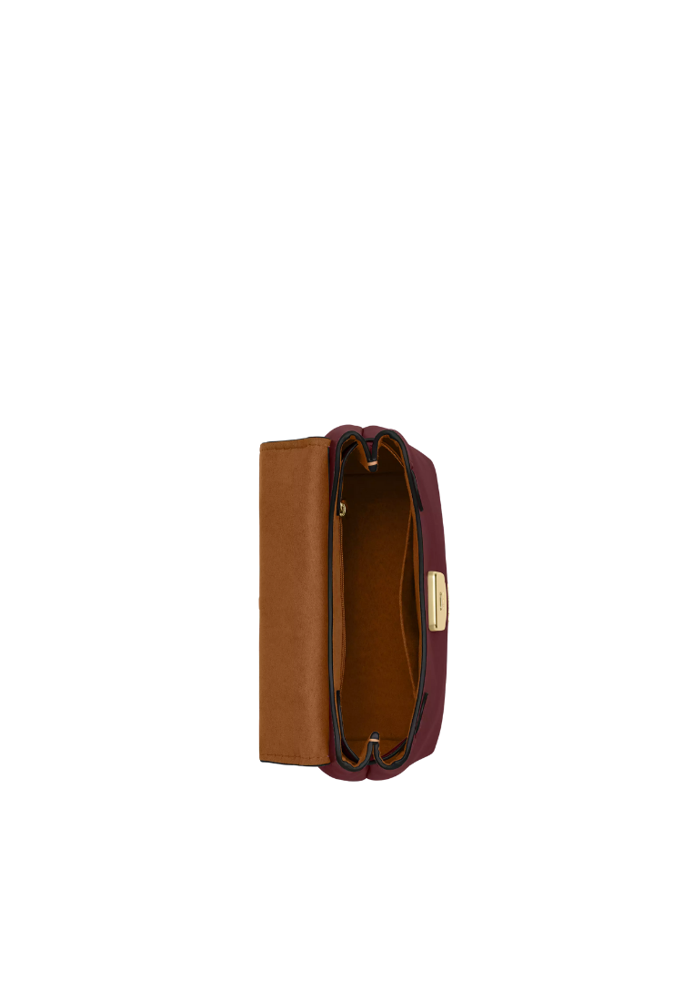 ( PREORDER ) Coach Emory Top Handle Crossbody Bag In Maroon CCE54
