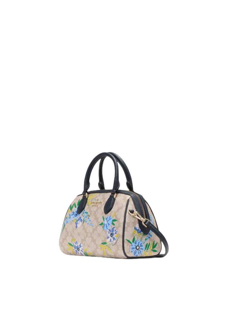 ( PREORDER ) Kate Spade Spade Flower Floral Small Carryall Bag In Blazer Blue Multi KL004