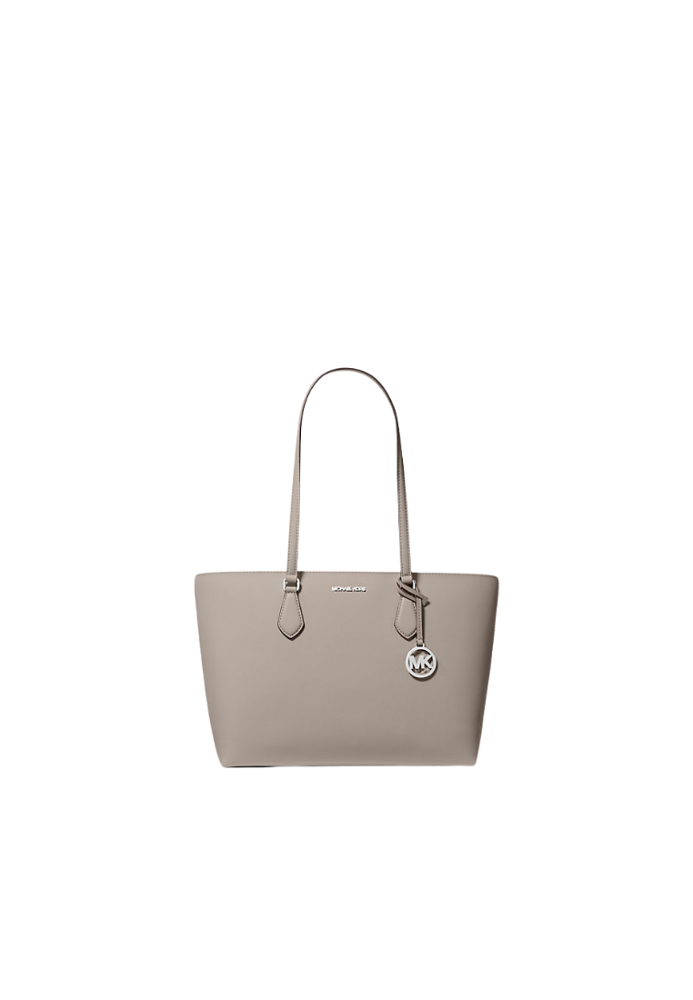 ( PREORDER ) Michael Kors Sheila Large Tote Bag In Pearl Grey 35S4S6HT9L