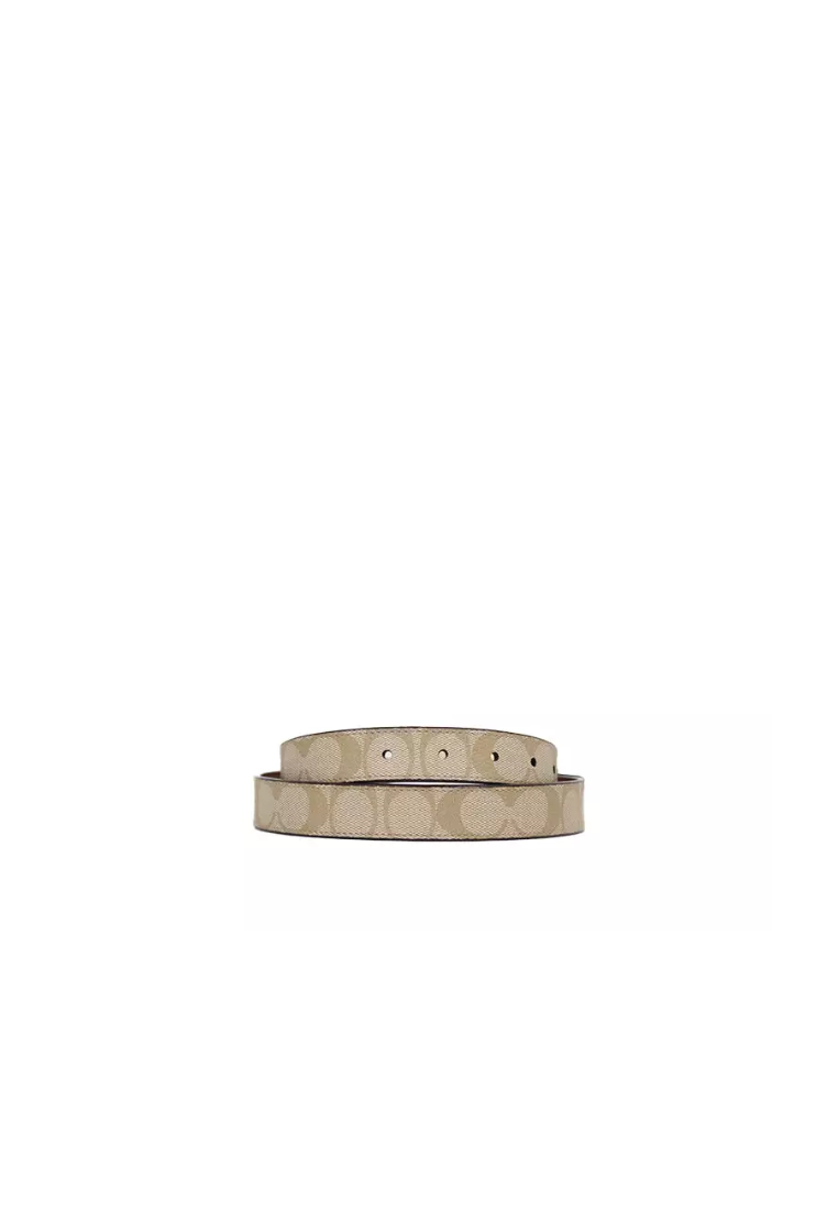 Coach Signature Buckle Belt In Light Khaki CA516 (M)