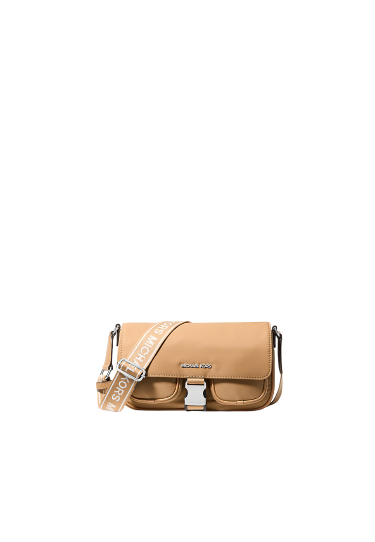 ( PREORDER ) Michael Kors Khai Medium Nylon Messenger Bag In Peanut 35T5S5FM6C