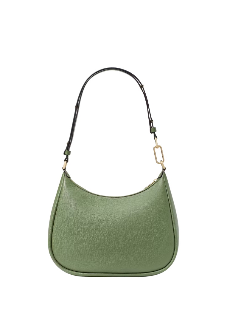 ( PREORDER ) Kate Spade Kayla Woven Leather Large Shoulder Bag In Cedar Stand KM150