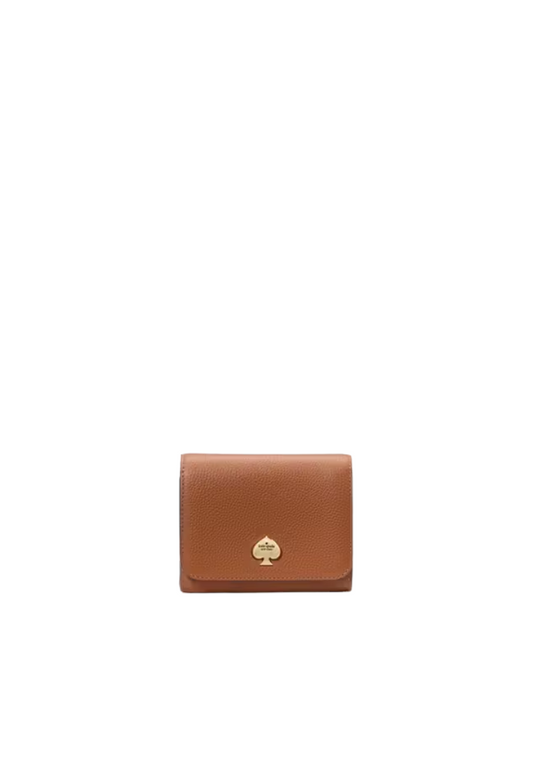 Kate Spade Kayla Small L-Zip Wallet In Warm Ginger KK056