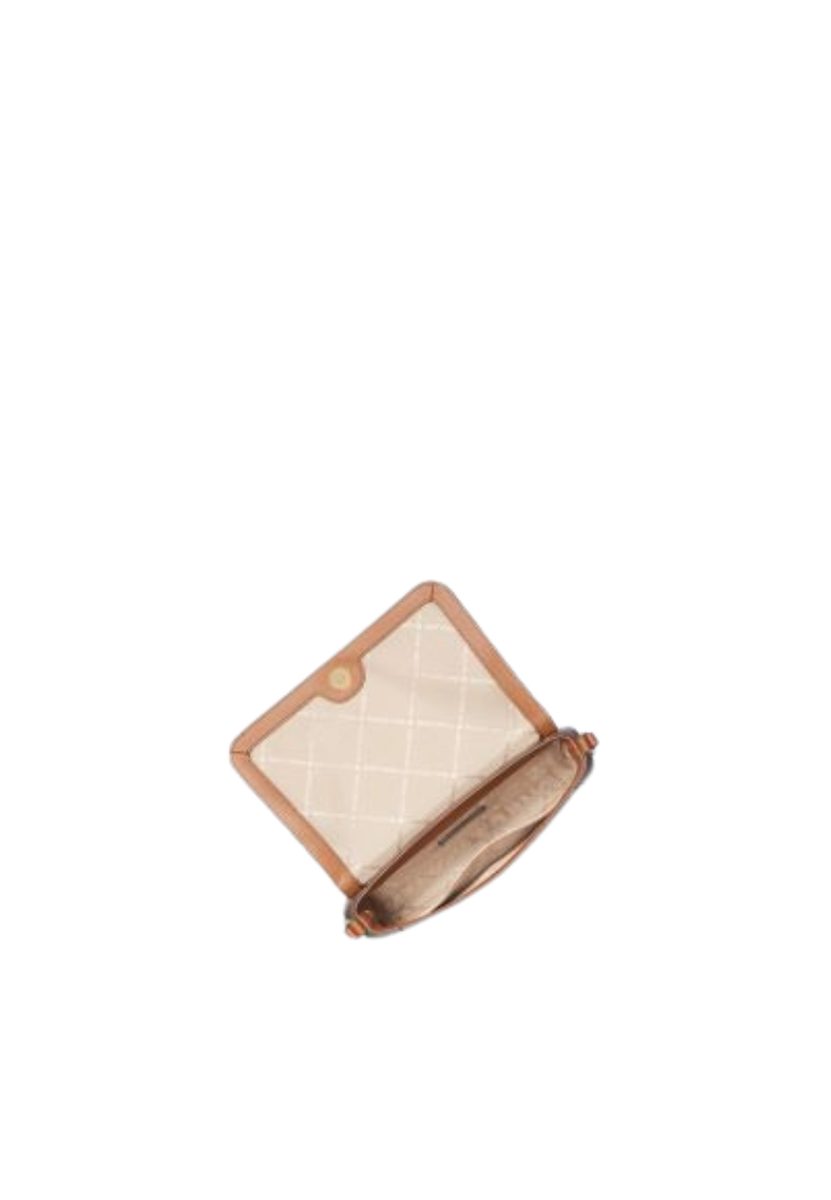 ( PREORDER ) Michael Kors Medium Logo Convertible Crossbody Bag In Brown 35H8GTTC6B