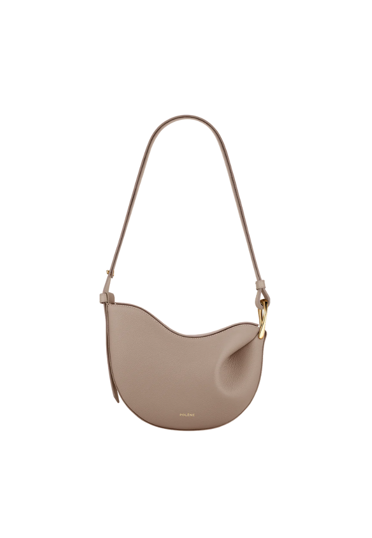 ( PREORDER ) Polene Tonca Crossbody Bag In Textured Taupe