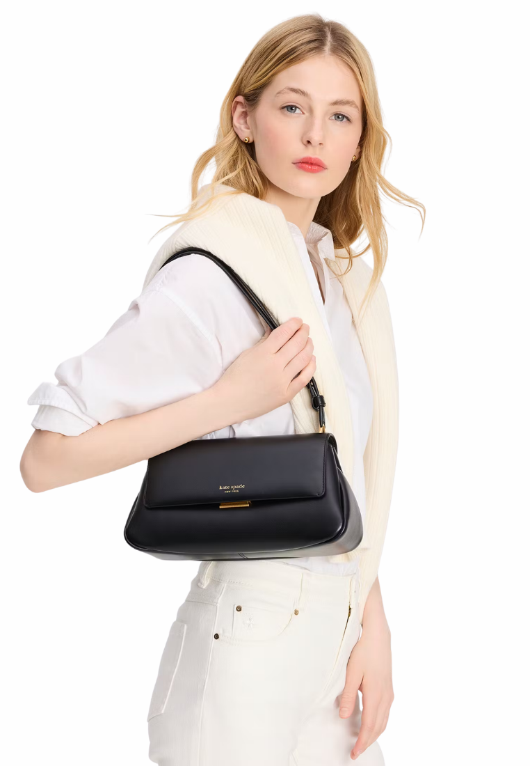 ( PREORDER ) Kate Spade Grace Convertible Shoulder Bag In Black KF844