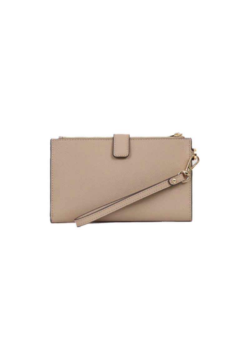 Michael Kors Jet Set Travel Large Double Zip Wristlet In Camel 35F8GTVW0L