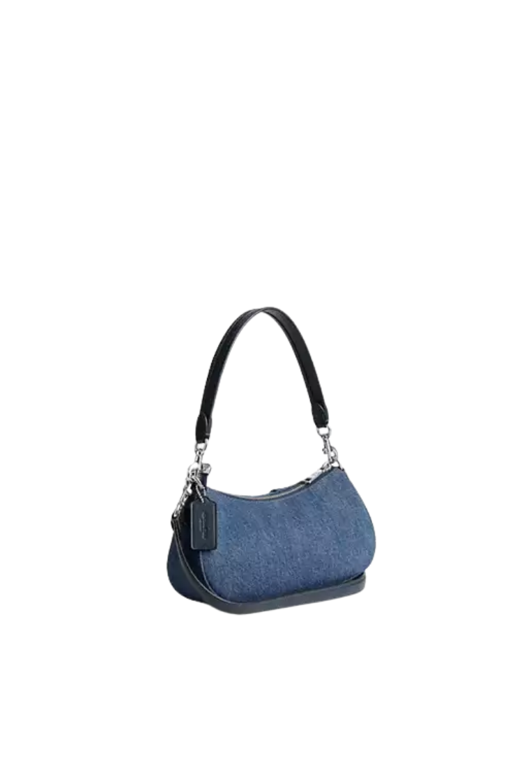 ( PREORDER ) Coach Ashton Shoulder Bag In Silver Indigo CAK44