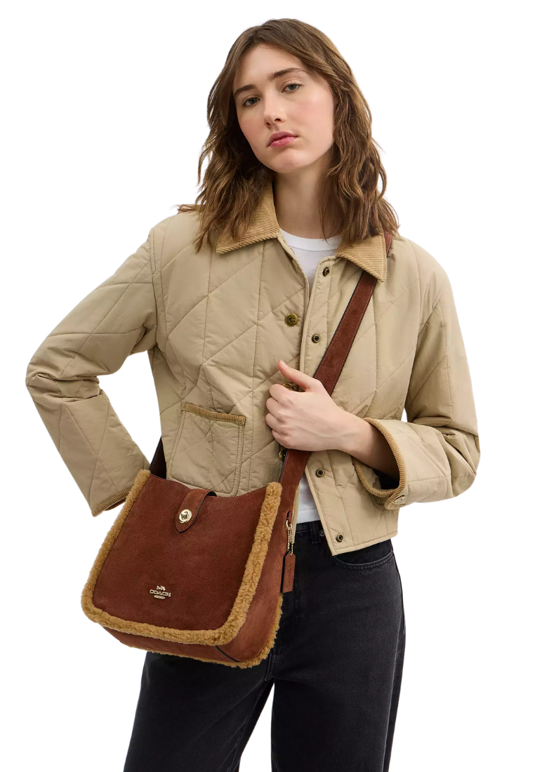 ( PREORDER ) Coach Hadley Convertible Crossbody Bag In Vintage Brown Multi CCZ26