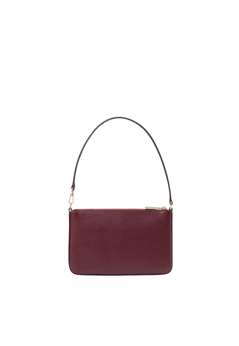 ( PREORDER ) Kate Spade Spade Flower Embroidered Convertible Wristlet In Dark Merlot KL898