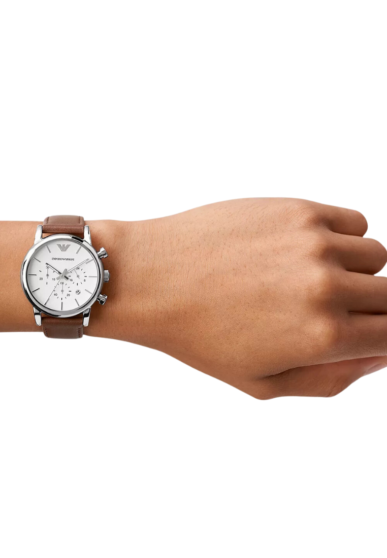 Emporio Armani Men Chronograph Dress Watch With Quartz Movement AR1846