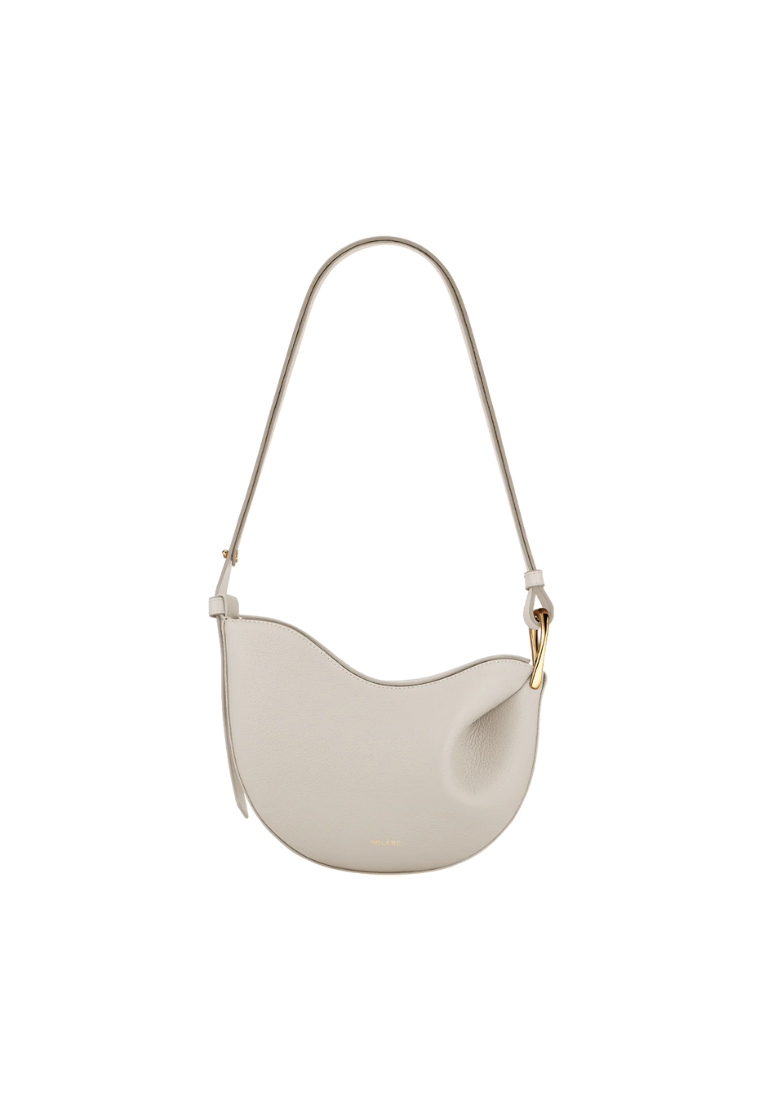 ( PREORDER ) Polene Tonca Crossbody Bag In Textured Chalk