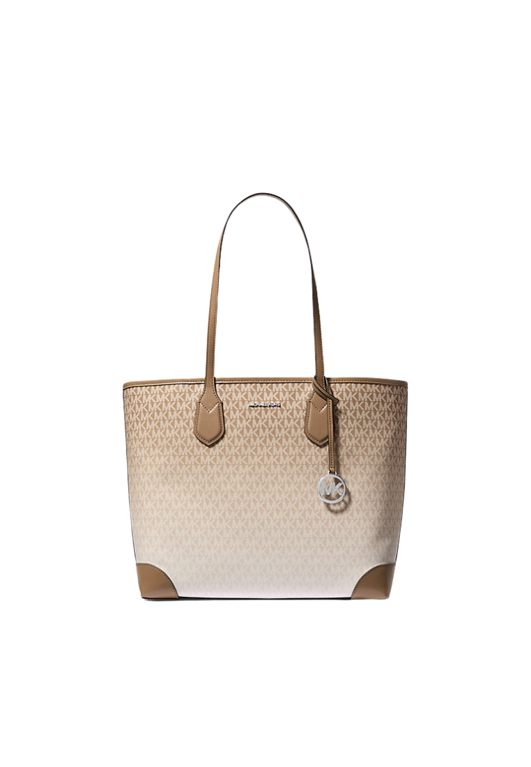 Michael Kors Eva Signature Logo Large Ombre Tote Bag In Husk 35R5SV0T7B