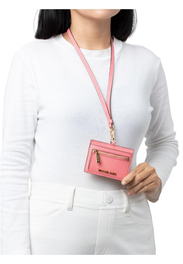 Michael Kors Jet Set Travel EW Lanyard In Tea Rose 35S3GTVD3L